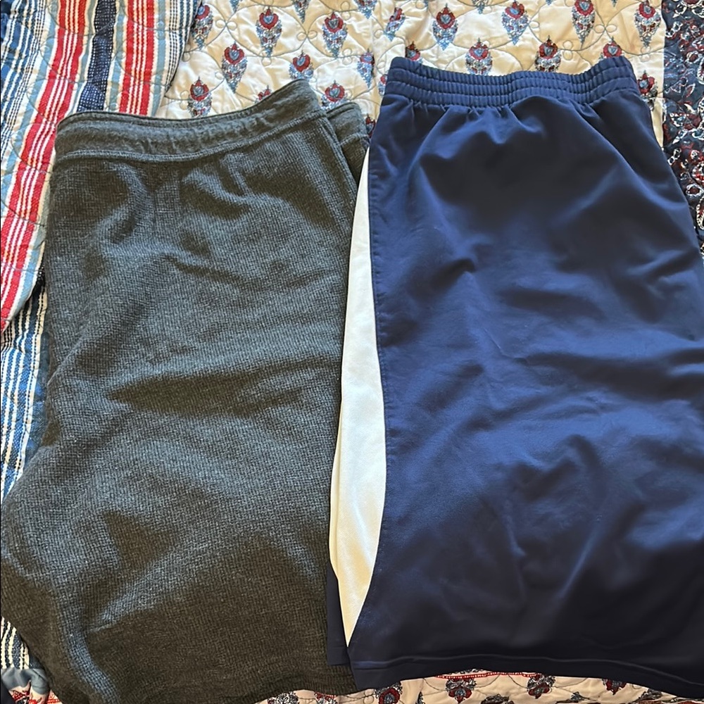 Eddie Bauer Athletic Shorts in Blue and Gray